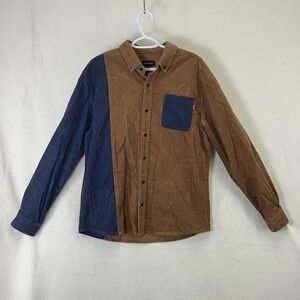 Ronin Division Corduroy Shirt - Sapphire/Bronze (L)